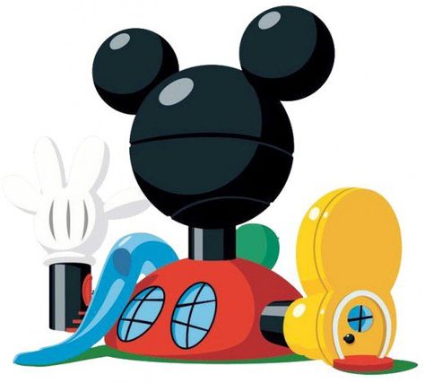 This is a one stop page filled with fabulous Mickey & friends Disney party ideas and free printables. Mickey Mouse Clubhouse Toys, Γενέθλια Mickey Mouse, Mickey Mouse House, Mickey Mouse Png, Mickey Mouse Imagenes, Mickey Clubhouse, Fiesta Mickey Mouse, Bolo Mickey, Mickey Mouse Clubhouse Birthday Party