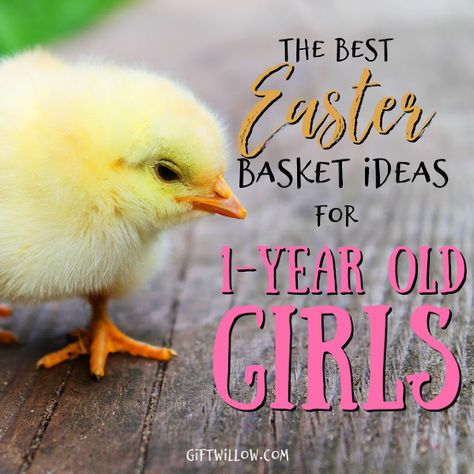 The Best Easter Basket Ideas for 1-Year Old Girls - Gift Willow Unique Easter Baskets, Fun Easter Baskets, Baby Easter Basket, Girls Easter Basket, Easter Baskets For Toddlers, Easter Books, Easter Basket Ideas, Toddler Girl Gifts, Easter Morning