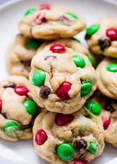 M&M Christmas Cookies Christmas Cookie Dough, Ultimate Cookie Recipe, Christmas Cookies Recipe, Ultimate Cookies, I Heart Naptime, Peppermint Cookies, Chocolate Chunk Cookies, Xmas Cookies, Cookies Recipes Christmas