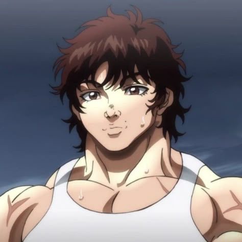 Anime Gym Pfp, Baki Hanma Hairstyle, Baki Hanma Pfp, Gym Pfp, Baki Pfp, Hanma Baki, Desenho Tom E Jerry, Baki Hanma, Military Drawings