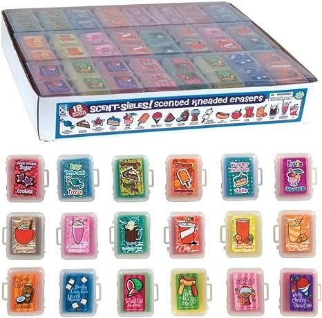 Amazon.com : Raymond Geddes Scent-Sibles Scented Erasers For Kids (Pack of 144) : Office Products Cookie Apple Pie, Birthday Cake Orange, Pie Birthday Cake, Gum Watermelon, Scented Erasers, Pie Birthday, Cool Erasers, Cake Orange, Slushie Recipe