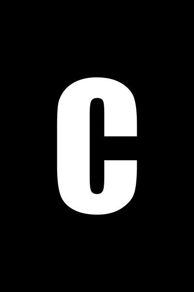 Letter C Black Background, Letter C Monogram, C Monogram, C Letter, The Letter C, Aesthetic Letters, Big Letters, Doodle Lettering, Art Simple