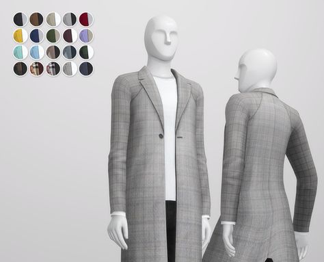 Nail Autumn, Sims 4 Men Clothing, Sims 4 Male Clothes, Die Sims 4, Sims 4 Challenges, Autumn Coat, Pelo Sims, Rusty Nail, Free Sims 4