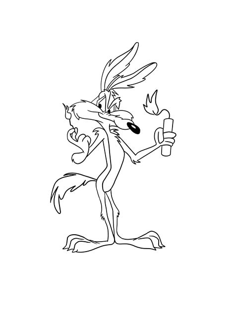 Road Runner Tattoo Looney Tunes, Wile E Coyote Tattoo, Looney Tunes Drawings, Looney Tunes Tattoo, Coyote Drawing, Coyote Tattoo, Runner Tattoo, Hot Rod Tattoo, Cool Tattoo Drawings