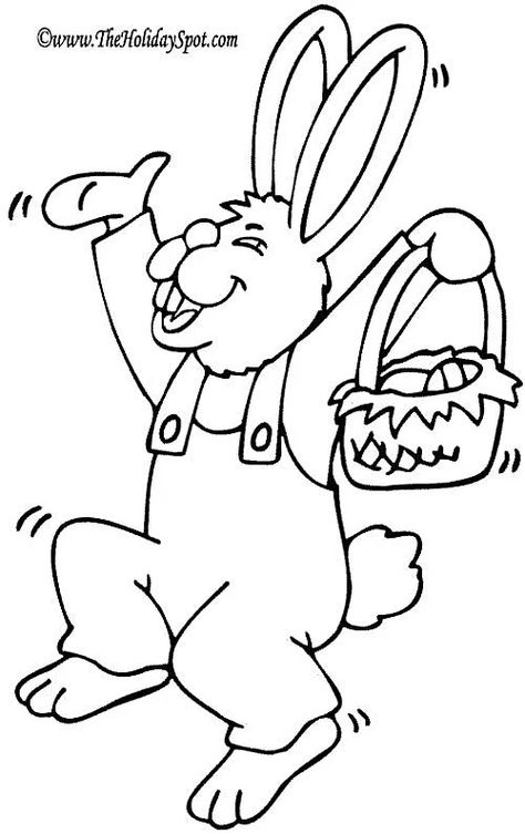 Easter Bunny Coloring Pages, Easter Coloring Pages Printable, Free Easter Coloring Pages, Easter Coloring Sheets, Bunny Coloring, Easter Egg Coloring Pages, Easter Bunny Colouring, Easter Coloring Book, Easter Coloring