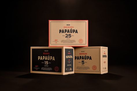 ron papaúpa Brown Box Packaging Design, Carton Design, Caribbean Rum, Beer Packaging, Wine Design, Box Packaging Design, Box Branding, Grid Design, Packaging Design Inspiration