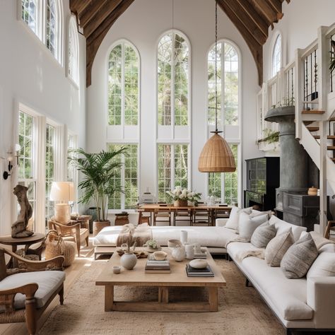 Spanish Tudor House Interior, French Countryside Interior Design, Modern French Provincial Home, French Villa Interior, French Provincial Home, Drawing Rooms, Mediterranean Interior, Dream Dream, Modern Rustic Homes