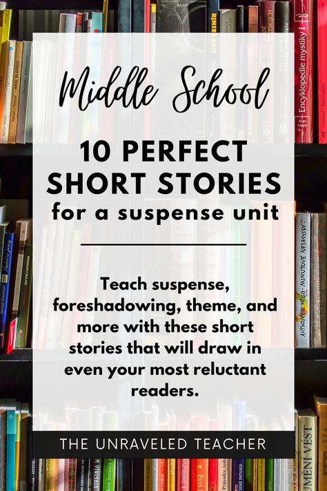 Short Story Activities Middle School, Short Stories For Middle School Students, Short Stories For Middle School, Middle School Short Stories, Teaching Short Stories, Teaching High School English, 6th Grade Reading, Teaching Literature, 8th Grade Ela