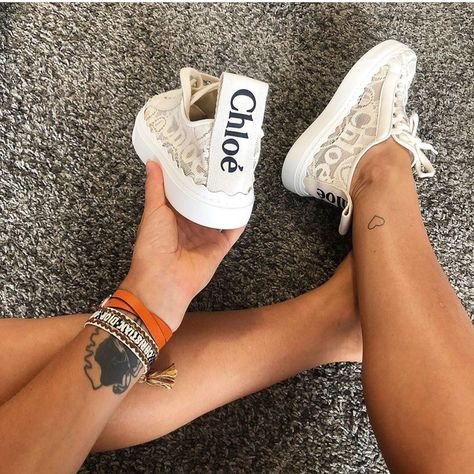 All Designers on Instagram: “Chloe sneakers @mrn.ptnl 😍 #chloe” Designer Trainers Womens, Chloe Sneakers, On To The Next, Do It Now, Chloe Shoes, Designer Trainers, Lace Sneakers, Trending Sneakers, The Boss