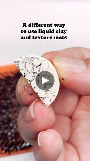 3K views · 151 reactions | Stamp patterns on clay pieces! Plus, they won’t need to be sealed since liquid clay is used vs. paint 🙌🏻 Will you try this out? #texturemat #liquidclay #sculpey #clayideas #diytutorial #craftideas | Tink[ear]rings | Maggie | Jewelry Designer | clay earrings | Charli xcx · Apple Liquid Clay, Clay Pieces, Charli Xcx, Ear Rings, Polymer Clay Crafts, Jewelry Designer, Clay Crafts, You Tried, Clay Earrings