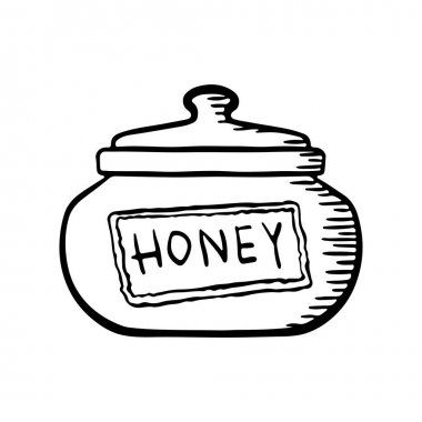 Pooh Bear Honey Pot Tattoo, Honey Jar Tattoo Ideas, Jonah Tattoo, Honey Jar Tattoo, Honey Pot Tattoo, Honey Jar Coloring Page, Jar Of Honey Drawing, Pot Tattoo, Jar Tattoo