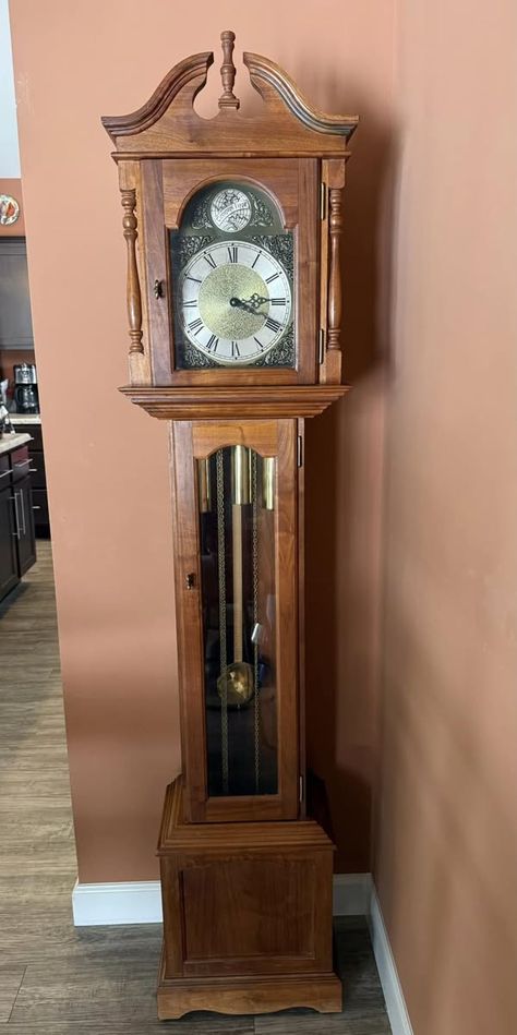 Paint It Beautiful | Hi, newbie here! I found this Grandmother clock on FB marketplace and want to get it repainted before Christmas as a surprise | Facebook Grandmother Clock, Furniture Renovation, Before Christmas, Get It, Clock, Paint, Fan, Christmas, Furniture