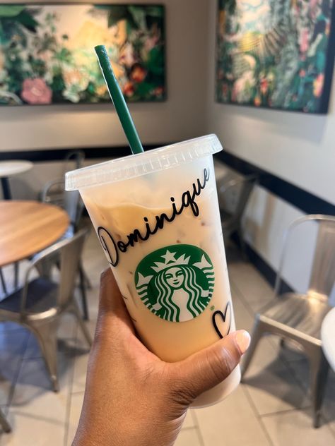 Starbucks cup Follow my shop @mrsdomi_young on the @shop.LTK app to shop this post and get my exclusive app-only content! #liketkit #LTKunder50 #LTKhome #LTKFind @shop.ltk https://liketk.it/4ddxZ Starbucks Personalized Cups, Starbucks Cups Personalized, Personalized Starbucks Cup, Starbucks Cup, Personalized Cups, Starbucks Cups