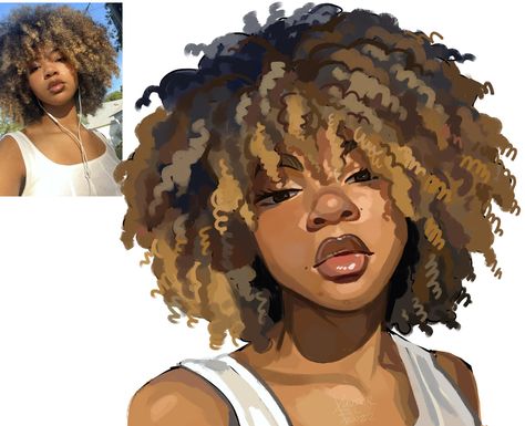 Amazing Art Styles, Cartoon Art Ideas, Black Fanart, Piskel Art, Arte Inspo, Black Art Pictures, Dope Art, Afro Art, Commissions Open