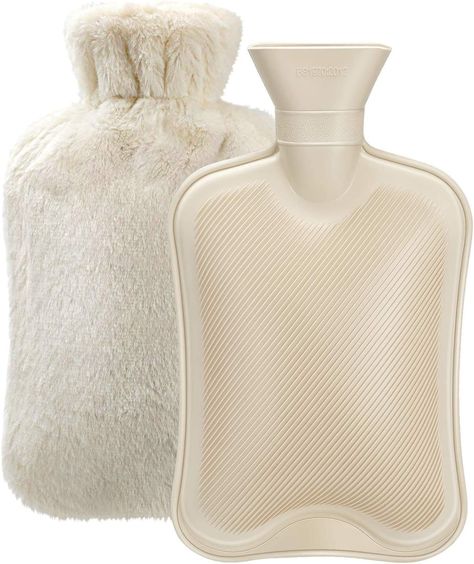 Amazon.com: Hot Water Bottle Rubber with Soft Cover (2 Liter) Hot Water Bag for Cramps, Pain Relief, Removable Hot Cold Pack Hot Water Bed Warmer : Health & Household Warm Water Bottle, Hot And Cold Therapy, Hot Water Bag, Shoulder Pain Relief, Hot Cold Packs, Hot Pack, Water Bed, Water Bottle Covers, Hot Bags