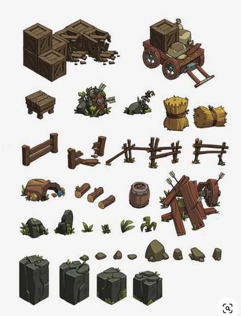 Derek Laufman, 3d Karakter, Dnd Items, Props Concept, Drawing Things, Pixel Art Tutorial, 2d Game Art, Props Art, Rpg Map