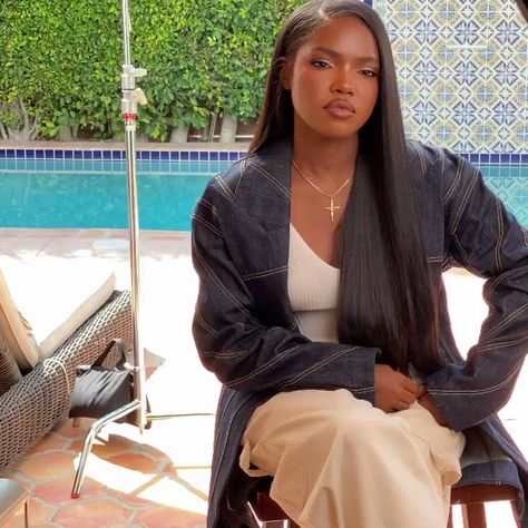 Ryan Destiny Hairstyles, Ryan Destiny Outfits, Ryan Destiny Aesthetic, Destiny Aesthetic, Ryan Destiny, Brown Girls Makeup, Gigi Hadid Outfits, Capricorn Women, The Baddest