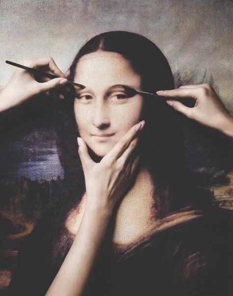 Don't ask how I managed to spiral down a random rabbit hole of Mona Lisa parodies but that's just the power of the internet. I was utterly amazed at the hundreds and hundreds hilarious spoofs artists have created using da Vinci's famed portrait. So, as we recover from another far too short, Vogue Korea, Mona Lisa, A Woman, Vogue, Makeup, Hair, Make Up