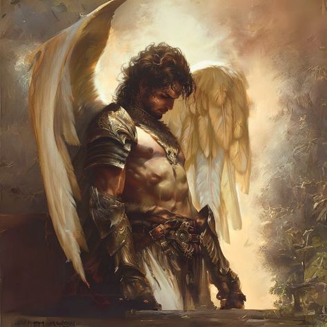 According to ancient lore, Azazel was one of the original beings of primordial fire who resided in high heaven. Known as messengers or angels by the Christian church and daemons by the Greeks, Azazel and his followers descended to earth eons ago. The angelic "Sons of God" intermingled with primitive humans, sharing knowledge and skills of civilization. Many stories of the "fallen" angels exist, but rarely is the question posed, "Why was this supposed "God" so upset at humans being taught how ... Azazel Angel, Archangel Azrael, Sharing Knowledge, The Greeks, Fallen Angels, Christian Church, Son Of God, Fallen Angel, Character Portraits