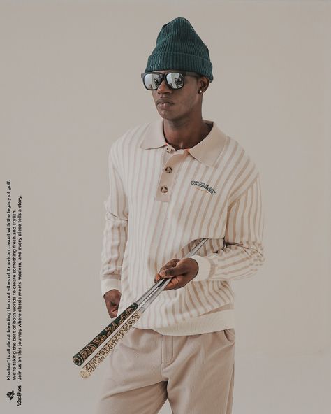 Golf season is officially here. Bring effortless style to the course with a touch of off-course cool. #golfwear #golfoutfit #골프웨어 American Casual, Golf Wear, Golf Fashion, Golf Outfit, Effortless Style, Mood Board, Golf, How To Wear