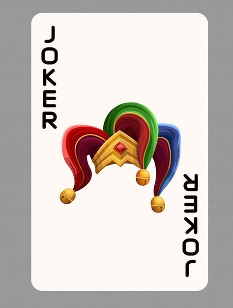 Joker Card Tattoo, Joker Hat, Joker Logo, Printable Playing Cards, Joker Cartoon, Catrina Tattoo, Jokers Wild, Joker Cards, Joker Playing Card