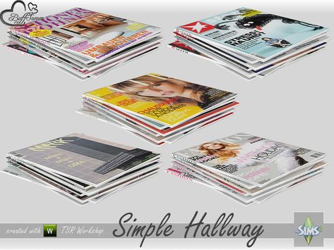 Sims 4 Cc Magazine Clutter, Sims 4 Magazines Cc, Sims4 Bed, Stack Of Magazines, Sims4 Mod, Sims 4 Clutter, Free Sims 4, Sims 4 Cc Folder, Sims 4 Cc Furniture