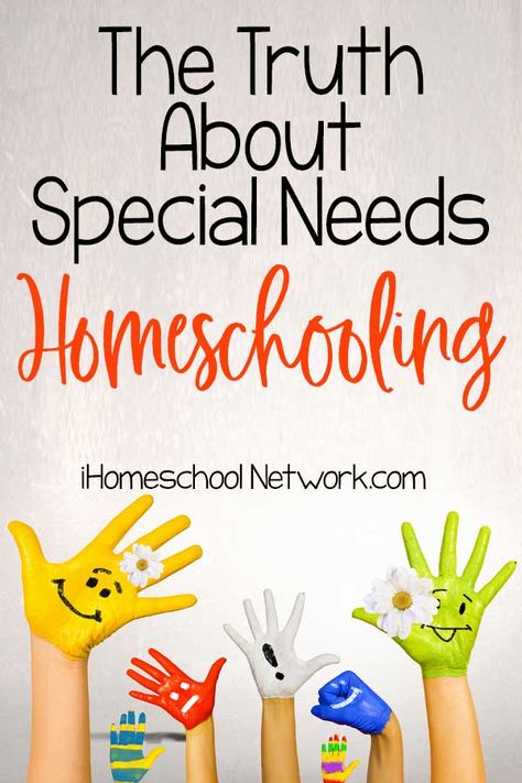 The Truth about Special Needs Homeschooling - iHomeschool Network Homeschooling Learning Disabilities, Homeschool Special Education, Homeschool Special Needs, Asd Activities Special Education, Special Needs Homeschool, Gifted Learners, Homeschool Nook, Homeschool Apps, Mother Culture