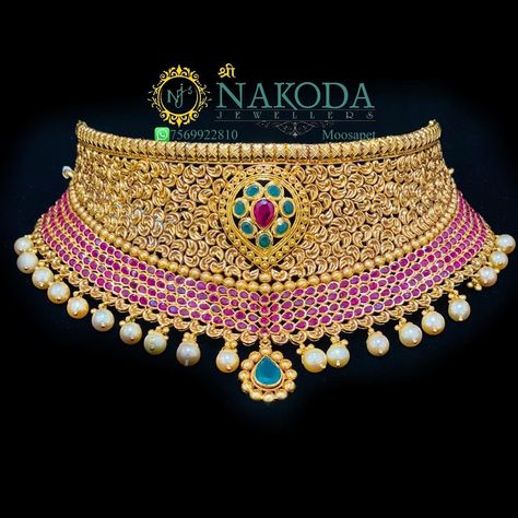 Nakoda Jewellers, Small Necklace, Festival Captain Hat, Follow Us, Ruby, Gold, On Instagram, Instagram