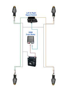 Relay Wiring Diagram, Motorcycle Wiring, Car Facts, Racer Motorcycle, Electrical Circuit Diagram, Automotive Mechanic, Electrical Wiring Diagram, Automotive Electrical, Sepeda Motor