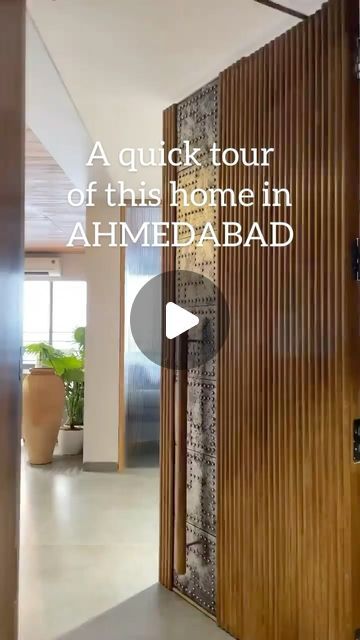 IndiaToday Home on Instagram: "This time for our quick tour we are going inside a peaceful and serene home in Ahmedabad. Designed by the @thegrid_architects (who happen to be one of our favourites) the 2,470 sq ft space has an open plan with each space flowing into the other. We love the natural light bathing every inch of this home. Don’t miss the wonderful curation of art and decor elements. Photos/video by Maulik @inclined_studio 
@bhadrisuthar 
.
.
.
.
#indiatodayhome #indiatoday #quicktour #hometour #glamhome #glamhomedecor #luxuryinteriors #luxuryinteriordesign #luxuryinteriordesigner #instainterior #instainteriors #home2inspire #homesweethome #homedesign #housetohome #decordesign #designdecorlovers #architecture #architect #architecturedesign" Home Tour Videos, Living Room Design Decor, Ahmedabad, Open Plan, Luxury Interior Design, Luxury Interior, House Tours, Living Room Designs, Room Design