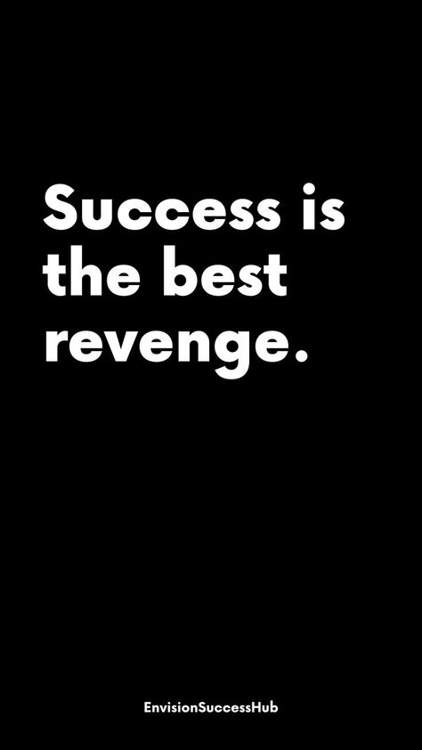 Fuel your drive with this empowering motivational quote: 'Success is the best revenge.' 🌟 Pin this reminder that channeling your energy into success can be the most satisfying response to adversity. Use your achievements to silence doubt and inspire others. #MotivationalQuotes #SuccessMindset #AchieveGreatness #InspirationQuote #OvercomeAdversity The Best Revenge Quotes, Revenge Quotes, Sign Language Words, Best Revenge, Dream Motivation, Little Things Quotes, The Best Revenge, Powerful Motivational Quotes, Self Healing Quotes