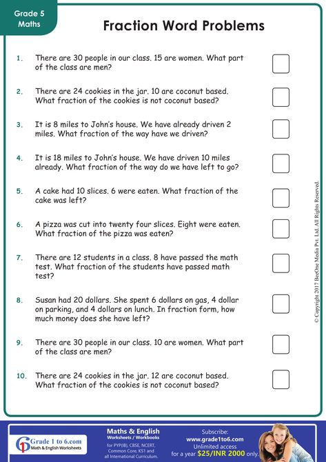 Word Problems in Fractions for Grade 5 | Grade1to6.com Fractions Worksheets Grade 4, Fractions Worksheets Grade 5, Fractions Word Problems, Word Problems 3rd Grade, Math Division Worksheets, Problem Solving Worksheet, Math Tutoring, Fraction Word Problems, English Stories For Kids