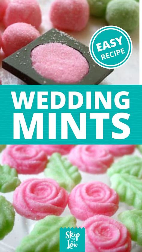 Old Fashioned Mints, Party Mints Cream Cheese, Cream Cheese Wedding Mints Recipe, Mint Molds Cream Cheese, Butter Mints Easy, Wedding Cream Cheese Mints, Shower Mints Recipe, Cream Cheese Mint Wreaths, Cream Cheese Mints Recipe Wedding