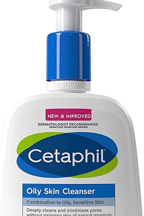 FOR COMBINATION TO OILY-SENSITIVE SKIN: Clinically proven to remove dirt, excess oils and make up without leaving the skin feeling dry or tight; suitable for women and men
PROTECT SKIN MOISTURE: Deeply cleans and minimises pores without stripping skin of natural moisture
NEW & IMPROVED FORMULA: Low-lather gel formula with Niacinamide (essential vitamin B3) and Panthenol (Pro-vitamin B5); soap-free and non-irritating; Vegan Friendly Cetaphil Oily Skin Cleanser, Cetaphil Oily Skin, Oily Skin Facewash, Oily Skin Cleanser, Cetaphil Face Wash, Cetaphil Cleanser, Skincare For Oily Skin, Oily Sensitive Skin, Oily Skin Care Routine