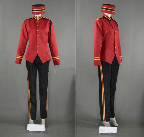 Train Conductor Costume, Hotel Uniform, The Twilight Zone, Red Costume, Boys Uniforms, Tower Of Terror, Twilight Zone, Costumes For Sale, Smart Doll