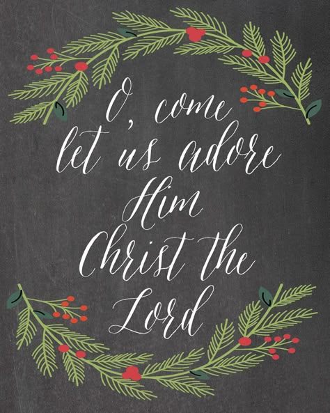 Decorate your home for Christmas this year with this O Come Let Us Adore Him Christmas free printable from Sparkles of Sunshine. Christian Christmas Chalkboard Art, Christmas Chalkboards Ideas, Christmas Chalkboard Ideas Christian, Oh Come Let Us Adore Him, Christmas Chalkboard Ideas Easy, Christmas Blackboard Ideas, Christmas Chalkboard Ideas, Bible Christmas, Christmas Chalkboard Art