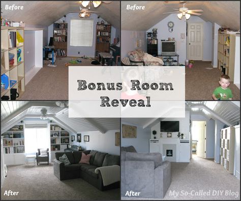 Attic Bonus Room Ideas, Decorating Slanted Walls, Room With Slanted Ceiling, Small Bonus Room Ideas, Bathroom Ceilings, Attic Bonus Room, Bonus Room Decorating, Bonus Room Office, Bonus Room Design