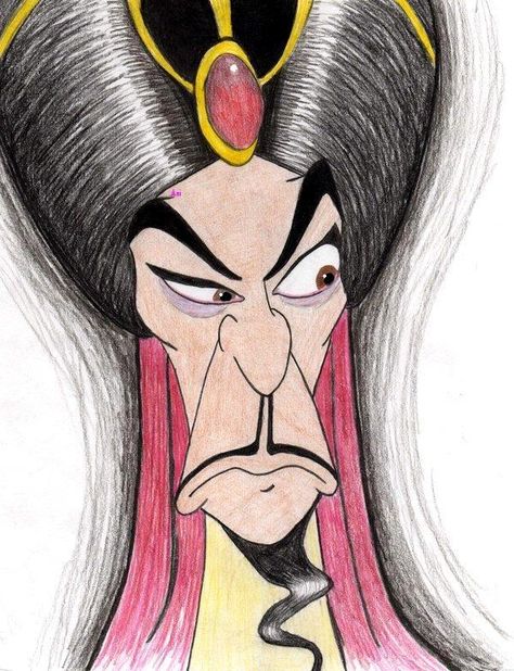 Jafar by MOD37 on DeviantArt Jafar Drawing, Disney Villains Drawings, Aladdin Art, Disney Magazine, Disney Drawings Sketches, Disney Pics, Disney Villain, Disney Sketches, Disney Aladdin