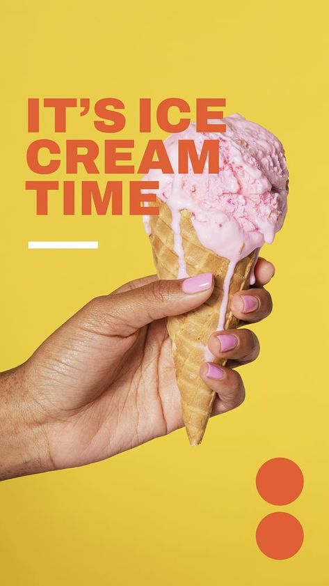 Ice Cream Advertisement Graphic Design, Ice Cream Social Media Content, Ice Cream Content Ideas, Ice Cream Ads Design, Packaging Ice Cream Design, Ice Cream Content, Ice Cream Design Ideas, Ice Cream Instagram Story, Ice Cream Graphic Design