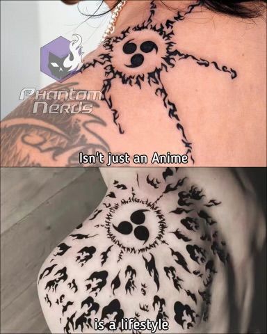 Naruto Tattoo Chest, Naruto Neck Tattoo, Naruto Mark Tattoo, Naruto Stomach Tattoo, Naruto Symbols Tattoo, Naruto Symbols, Seven Deadly Sins Tattoo, Sin Tattoo, Trident Tattoo