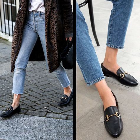 Gucci Jordaan Loafer Outfits Women, Gucci Mocassin Outfit, Black Moccasins Outfit, Gucci Jordaan Loafer Outfit, Mocassin Outfit, Loafer Outfits Women, Womens Moccasins, Gucci Loafers Outfit, Black Loafers Outfit