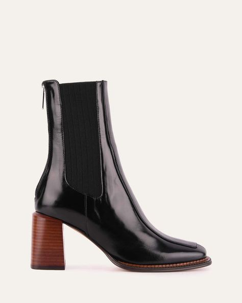 Mid Ankle Boots - Jo Mercer Northern Hemisphere Mid Ankle Boots, Jo Mercer, Metallic Boots, Perfect Heels, Mid Boots, Autumn 2024, Ankle Boots Black, Ankle Boots Flat, Classic Pumps