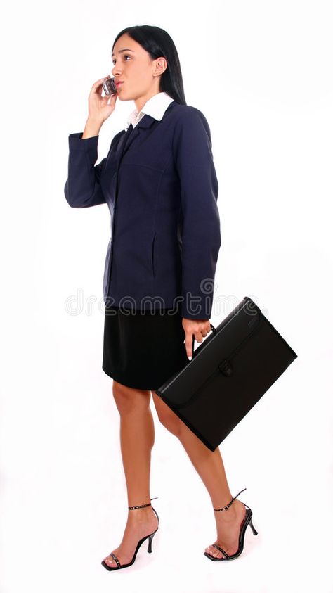 Timeless Business Briefcase, Crossbody Style, Luxury High-end Business Briefcase, Woman With Briefcase, Holding Briefcase Reference, High-end Briefcase For Daily Use, Brief Case, On The Phone, Business Administration, Stock Photography Free