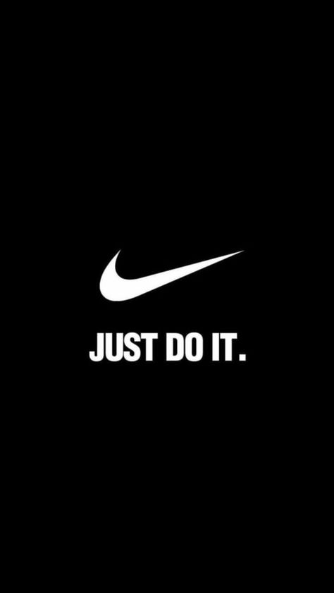 Just Do It, Nike Logo, Wallpaper Iphone, Do It, Black And White, Nike, Iphone, White, Black