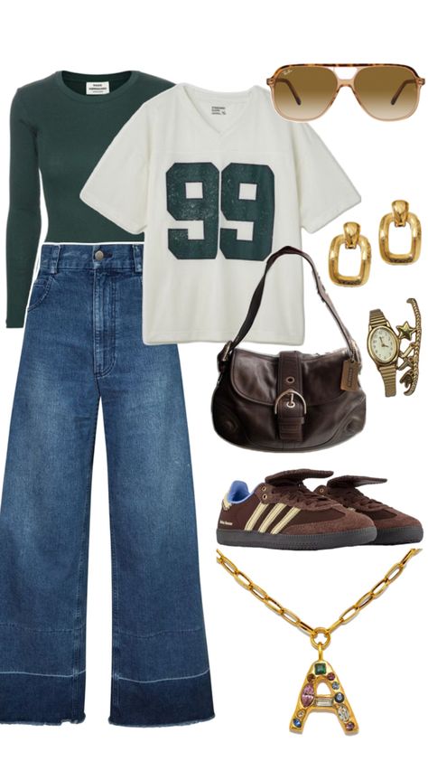 Green sporty chic game day outfit Fall Game Day Outfit, Game Day Outfit Fall, Baseball Game Outfit, Fall Games, Game Outfit, Game Day Outfit, Baseball Game, Outfit Fall, Gameday Outfit