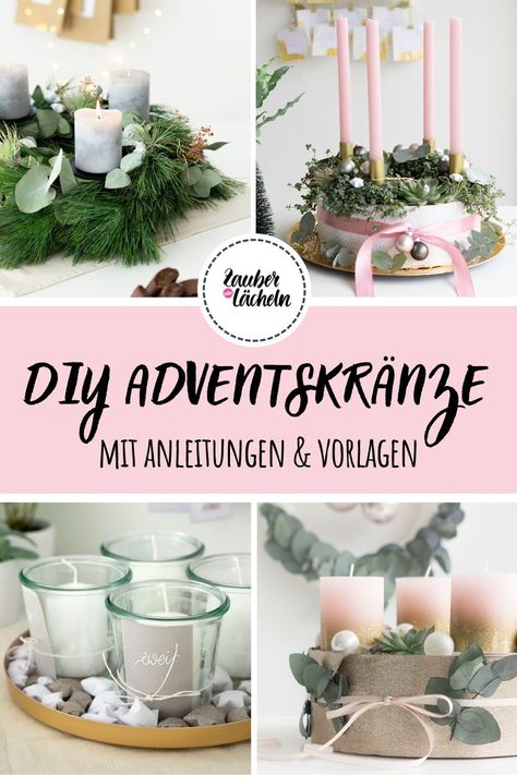 Erlebe moderne Eleganz beim Gestalten deines Adventskranzes mit unseren Anleitungen und Vorlagen auf dem Zauber ein Lächeln Blog. Entdecke kreative Ideen, wie du mit zeitgemäßen Elementen, Farbpaletten und Designs einen einzigartigen Adventskranz schaffst. Verleihe deiner festlichen Dekoration einen modernen Touch und genieße die Vorfreude auf Weihnachten! Zauber ein Lächeln, Adventskranz modern gestalten, Moderne Weihnachtsdeko, Kreative Adventszeit, Adventskranz selber machen Christmas Is Coming, Christmas Decorating, Diy Inspiration, Wonderful Time, Advent, Christmas Diy, Diy Decor, Place Card Holders, Christmas Decorations