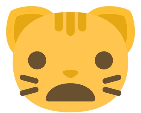 Emoji cat face gasp Gasp Emoji, Emoji Cat, Cat Emoji, The Emoji, Emoji Art, Blue Pin, Cat Nap, Cat Face, Pin Collection