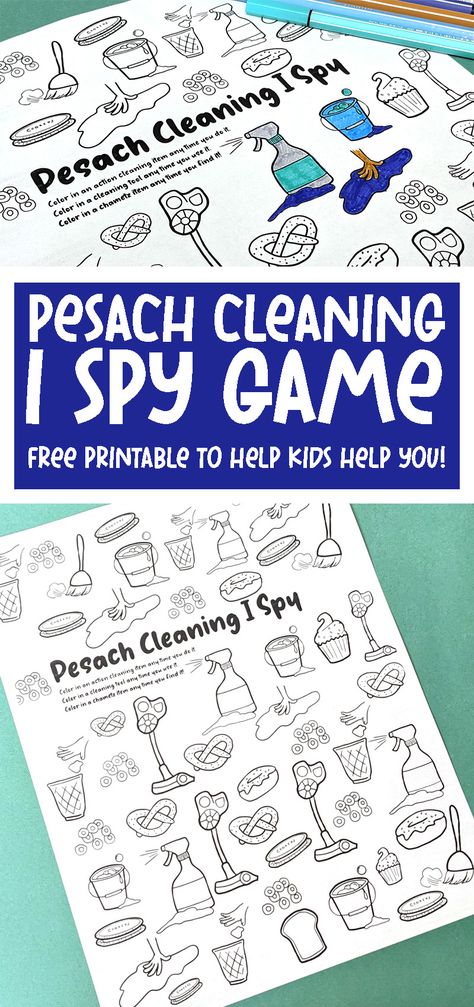 4 Passover Cleaning Visual Aids for Kids Passover Activities For Kids, Passover Games For Kids, Passover Projects For Preschool, Passover Worksheets, Passover Games, Passover Printables, Passover Christian, Pesach Crafts, Passover Story Printable