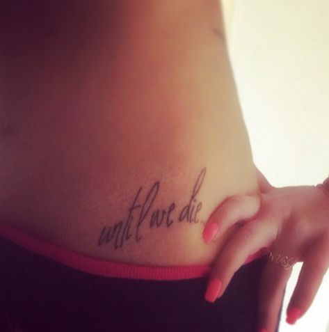 CafeMom.com : Script Tattoo : 40 Best Tattoos That Show Husband Love -- Because this is tattooed in such a sexy spot, I love it even more. Tattoos For Husband Name, Husband Name Tattoos, Husband Photos, Spot Tattoo, Husband Tattoo, Faith Tattoo On Wrist, Love Your Husband, Wife Tattoo, Red Heart Tattoos