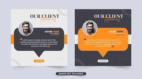 Testimonial Design Layout Instagram, Review Section Design, Review Design Layout, Customer Feedback Template Design, Customer Feedback Template, Customer Feedback Design, Quotes Design Layout, Client Testimonials Design, Testimonial Design Layout